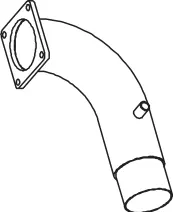 Exhaust Pipe, Centre RENAULT 