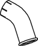 Exhaust Pipe, Rear RENAULT 