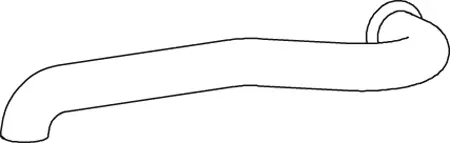 Exhaust Pipe, Rear RENAULT 
