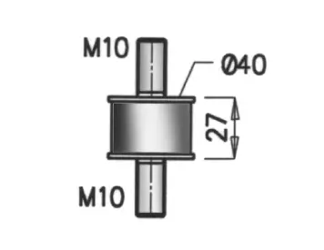 Rubber Strip, exhaust system RENAULT 