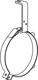 Holding Bracket, silencer RENAULT 