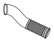 Exhaust Pipe, Front RENAULT 