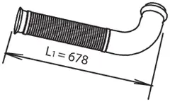 Exhaust Pipe, Centre RENAULT 