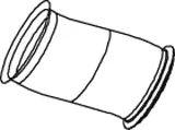 Exhaust Pipe, Centre RENAULT 