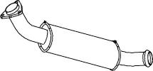 Exhaust Pipe, Front RENAULT 