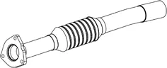 Exhaust Pipe, Centre RENAULT 