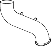 Exhaust Pipe, Centre RENAULT 