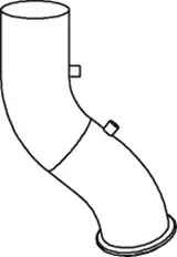 Exhaust Pipe, Centre RENAULT 