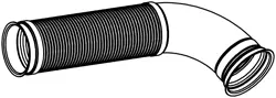 Exhaust Pipe, Front SCANIA 