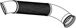 Exhaust Pipe, Front SCANIA 