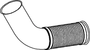 Exhaust Pipe, Front SCANIA 
