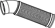 Exhaust Pipe, Front SCANIA 