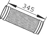 Exhaust Pipe, Front SCANIA 