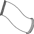 Exhaust Pipe, Front SCANIA 