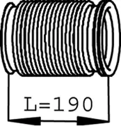 Corrugated Pipe, exhaust system SCANIA 