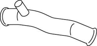 Exhaust Pipe, Centre SCANIA 