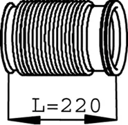 Corrugated Pipe, exhaust system SCANIA 