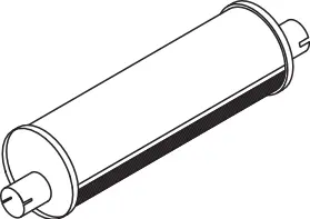 Middle-/End Silencer SCANIA 