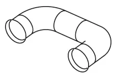 Exhaust Pipe, Centre SCANIA 