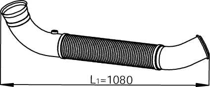 Exhaust Pipe, Rear SCANIA 
