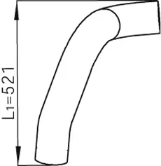 Exhaust Pipe, Rear SCANIA 