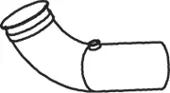 Exhaust Pipe, Rear SCANIA 