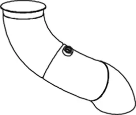 Exhaust Pipe, Rear SCANIA 