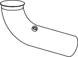 Exhaust Pipe, Rear SCANIA 