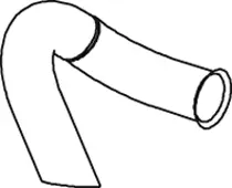 Exhaust Pipe, Rear SCANIA 