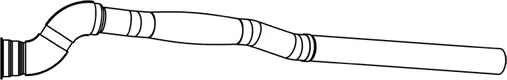 Exhaust Pipe, Rear SCANIA 
