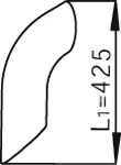 Exhaust Pipe, Upper Right SCANIA 