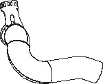 Exhaust Pipe, Rear SCANIA 