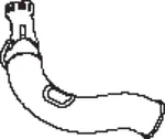 Exhaust Pipe, Rear SCANIA 