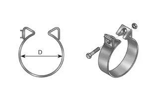 Clamp, exhaust system SCANIA