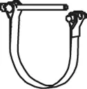 Clamp, exhaust system SCANIA 