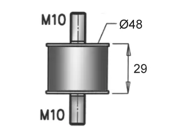 Holder, exhaust system SETRA 