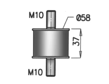Rubber Strip, exhaust system SEDDON ATKINSON 