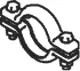 Clamp, exhaust system OPEL 