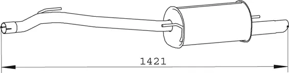 End Silencer VOLKSWAGEN 