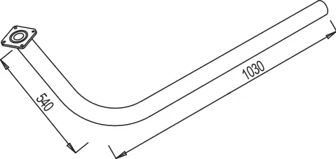 Hose Nut=10L90°/Nut=10L90° - Length=350m Dautel 