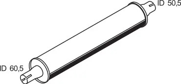 Middle-/End Silencer VOLVO 