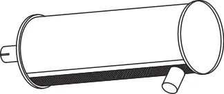 Middle-/End Silencer VOLVO 