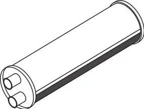Middle-/End Silencer VOLVO 