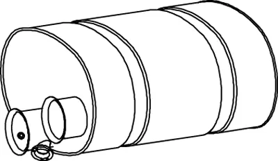 Silencer Volvo Euro 4 Dinex 