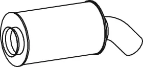 Middle-/End Silencer VOLVO 