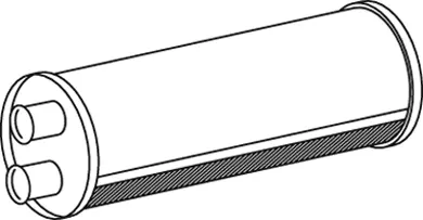 Middle-/End Silencer VOLVO 