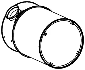 End Silencer, Centre VOLVO 