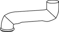 Exhaust Pipe, Rear VOLVO 