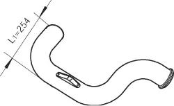 Exhaust Pipe, Centre VOLVO 