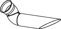Exhaust Pipe, Rear VOLVO 
